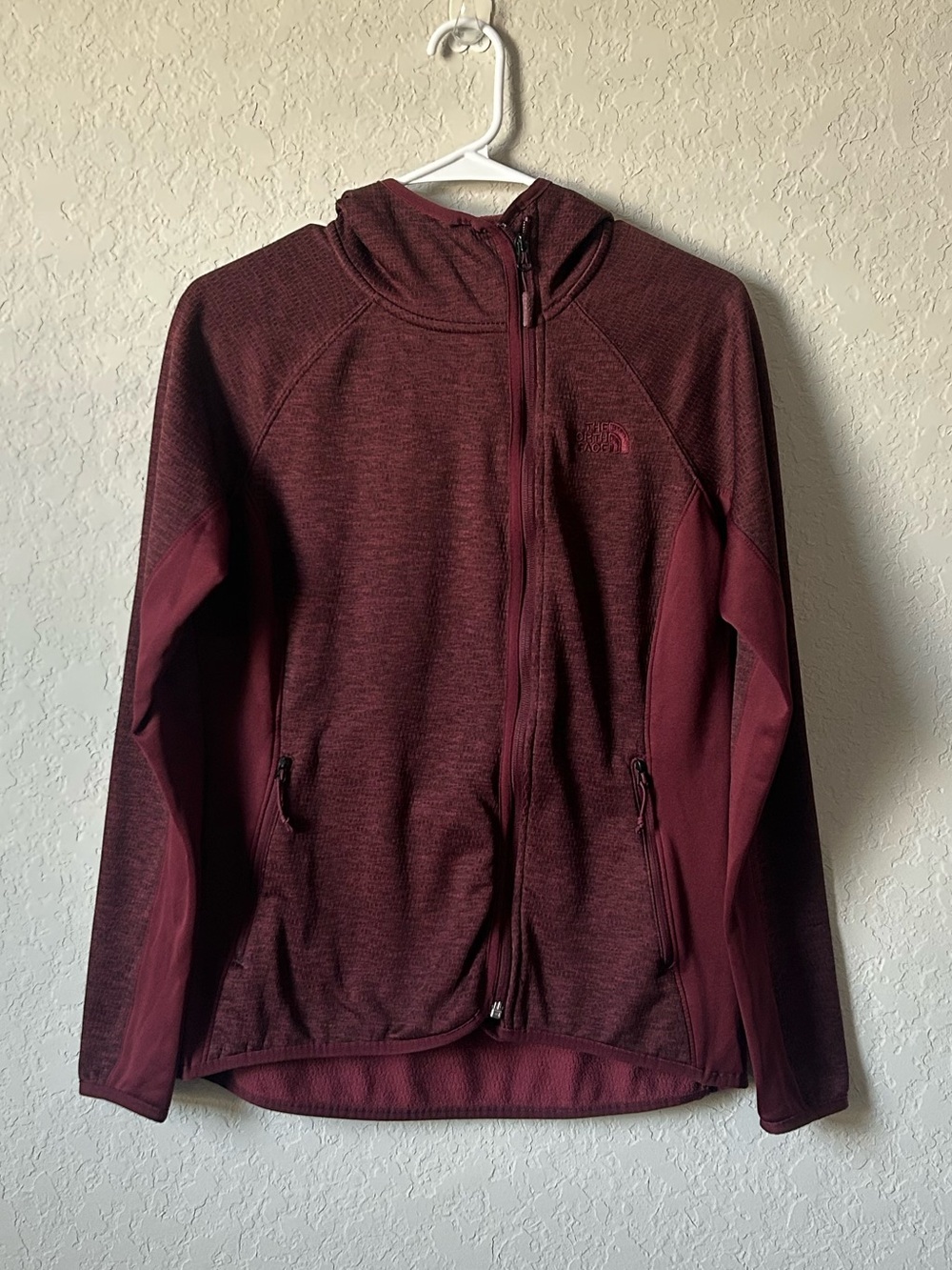 The North Face Maroon Heathered Arcata Hoodie